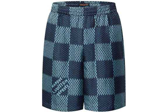 Louis Vuitton Damier Silk Shorts