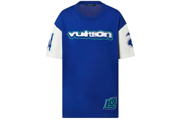 Louis Vuitton Short-Sleeved Cotton Intarsia Crewneck T-shirt