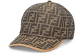 Fendi Jacquard FF Fabric Baseball Cap
